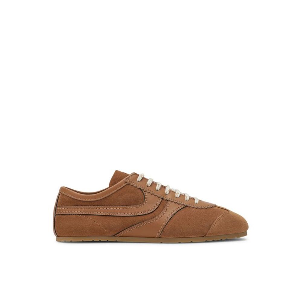 Dries Van Noten Women Dries Van Noten Suede And Smooth Leather Sneakers